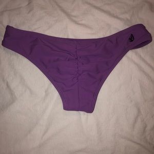 Volcom Purple Cheeky Bikini bottoms